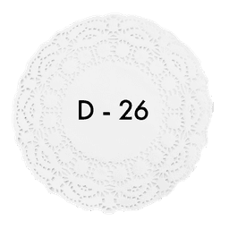Ажурные салфетки D-26 см