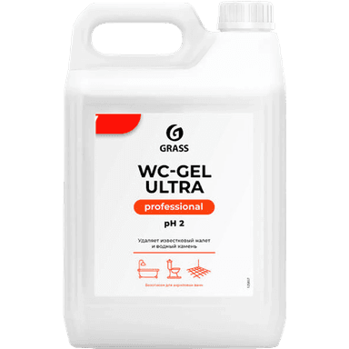 Средство для чистки сантехники 5л WC-Gel GRASS