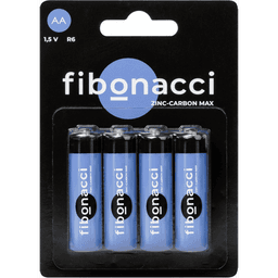 Батарейка Fibonacci R6/4B AA Пальчик солевая Батарейка Fibonacci R6/4B AA Пальчик солевая