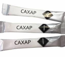 Сахар в стике 5г/10кг (2000 шт.кор), Зеленый Сахар в стике 5г/10кг (2000 шт.кор), Зеленый